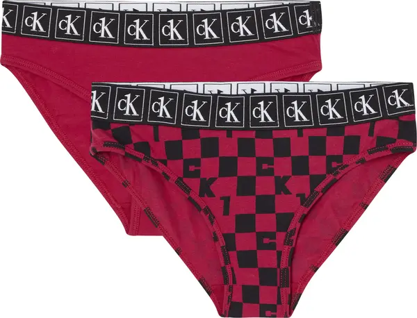 Calvin Klein 2PK BIKINI Kadın Kırmızı Bkini Külot Set