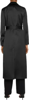 Calvin Klein DUCHESS SATIN MAXI T Kadın Siyah Trençkot