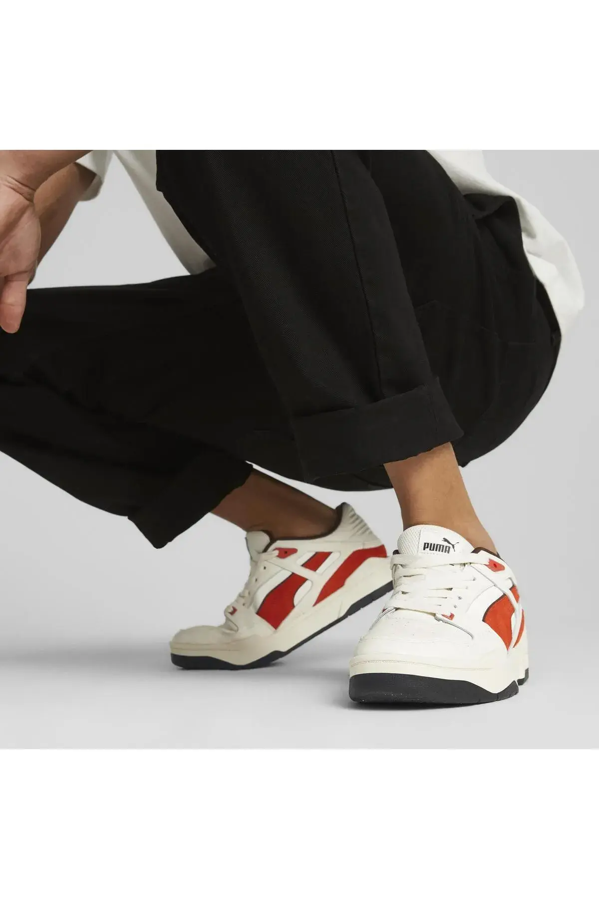 Puma Slipstream Always On Beyaz-Kırmızı Erkek Günlük Spor Ayakkabı