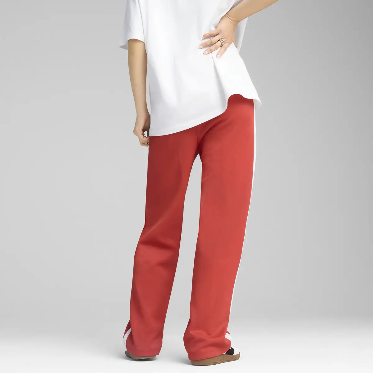 PUMA T7 ALWAYS ON Straight Pants Kırmızı Kadın Eşofman Altı