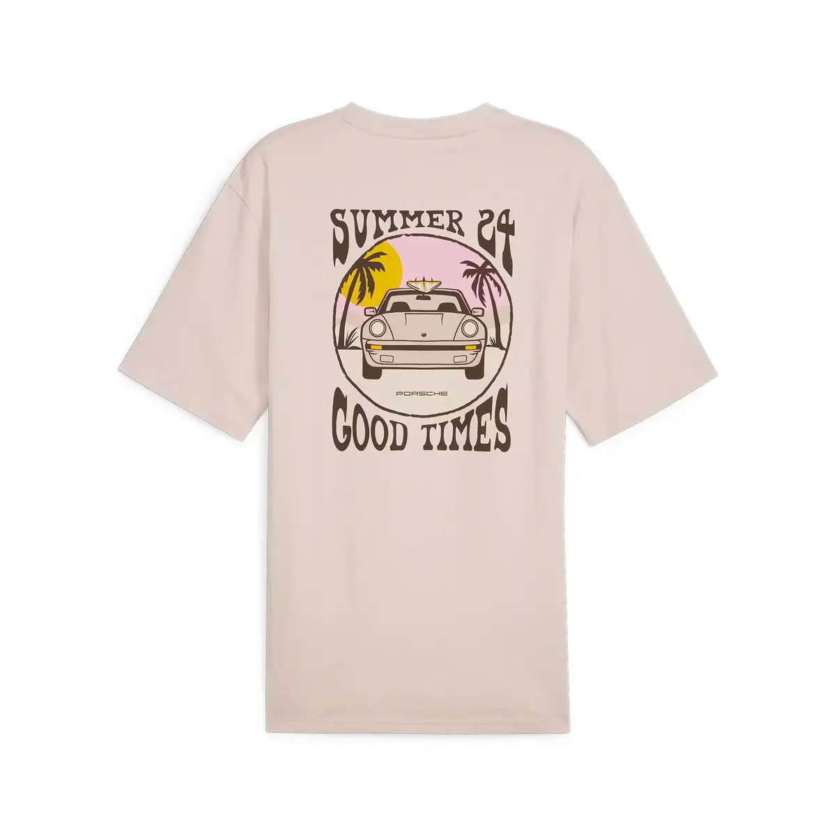 Puma PL Summer Crew Tee Pembe Erkek T-Shirt