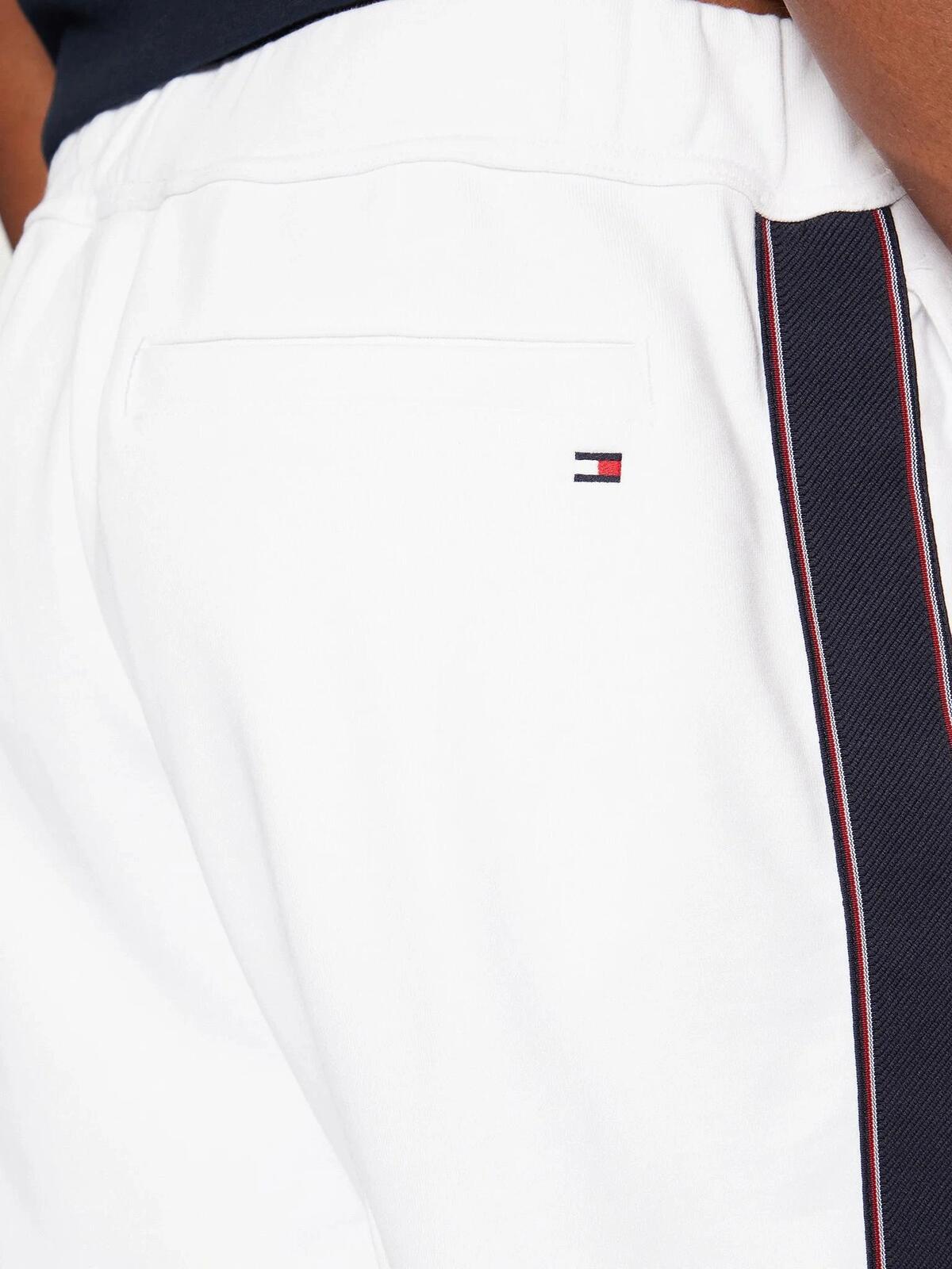 Tommy Hilfiger GLOBAL STRIPE SWEATP, YAF Beyaz Erkek Eşofman Altı