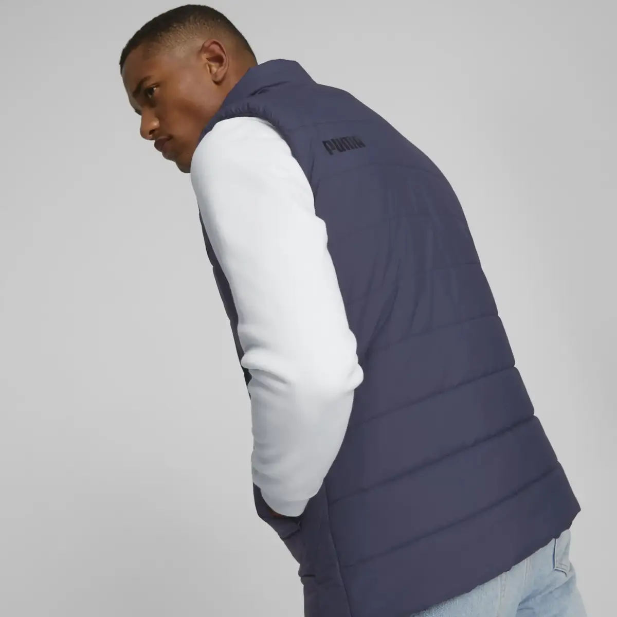 Puma Ess Padded Vest Mavi Erkek Şişme Yelek