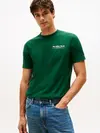 Tommy Hilfiger HILFIGER HERALD BACK, L6K Yeşil Erkek T-Shirt