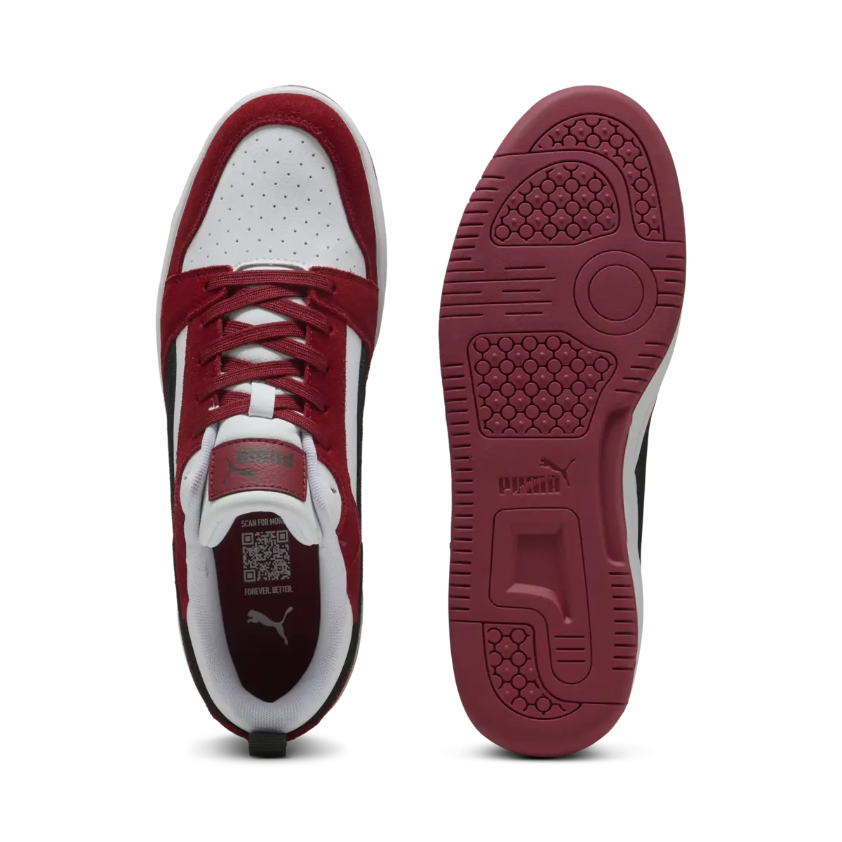Puma Rebound v6 Low SD Beyaz Erkek Spor Ayakkabı