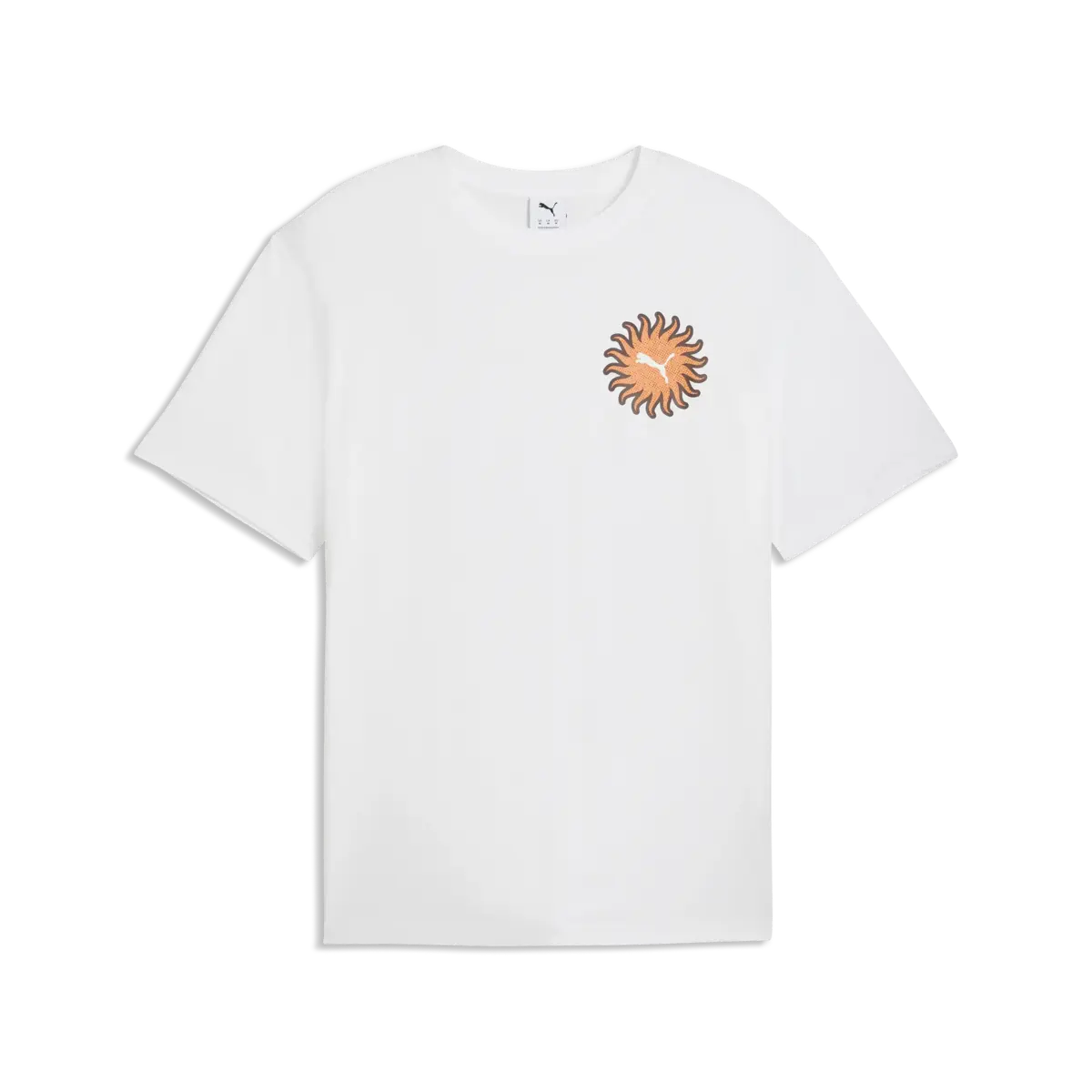 Puma SUNSET DRIVE Relaxed Tee Beyaz Erkek T-Shirt