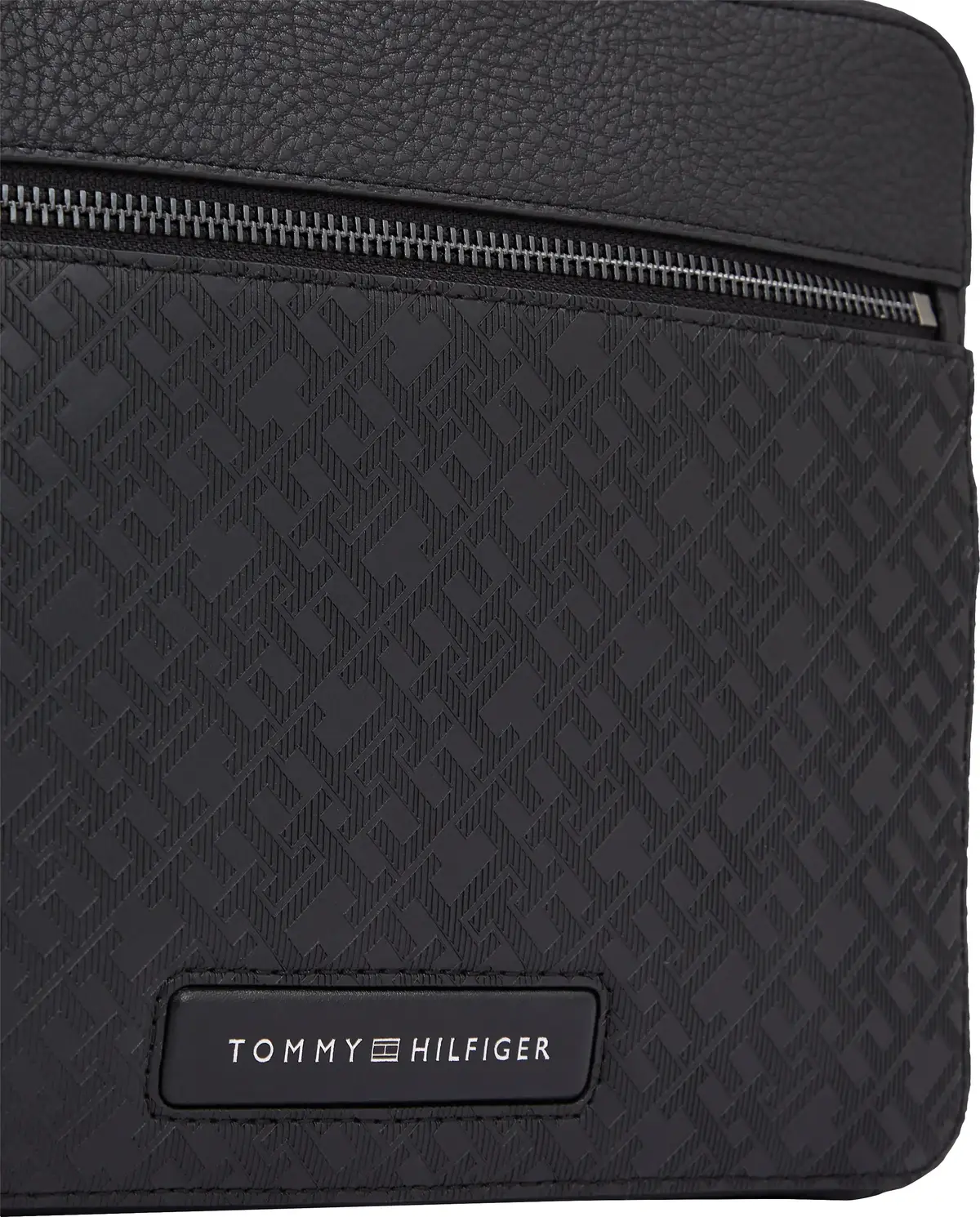 Tommy Hilfiger TH MONOGRAM MINI MES, BDS Siyah Erkek Çanta & Cüzdan