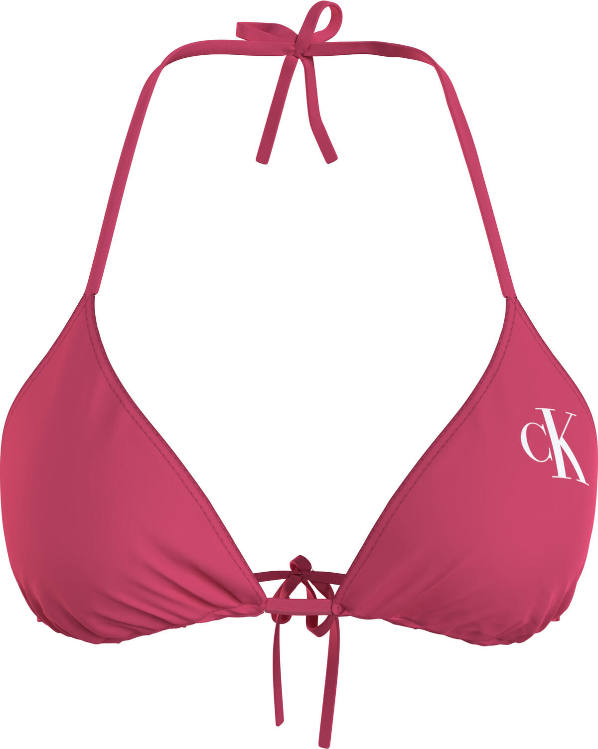 Calvin Klein TRIANGLE-RP Kadın Pembe Bikini Üstü