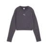 Puma DARE TO Relaxed Washed Crew Gri kadın Sweatshirt