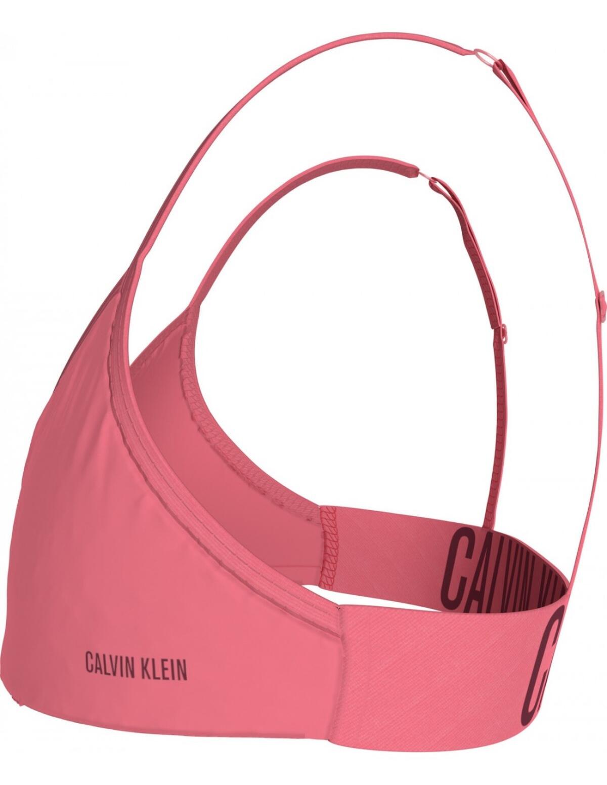 Calvin Klein MOLDED BRA, TIE Pembe Kadın Bralet