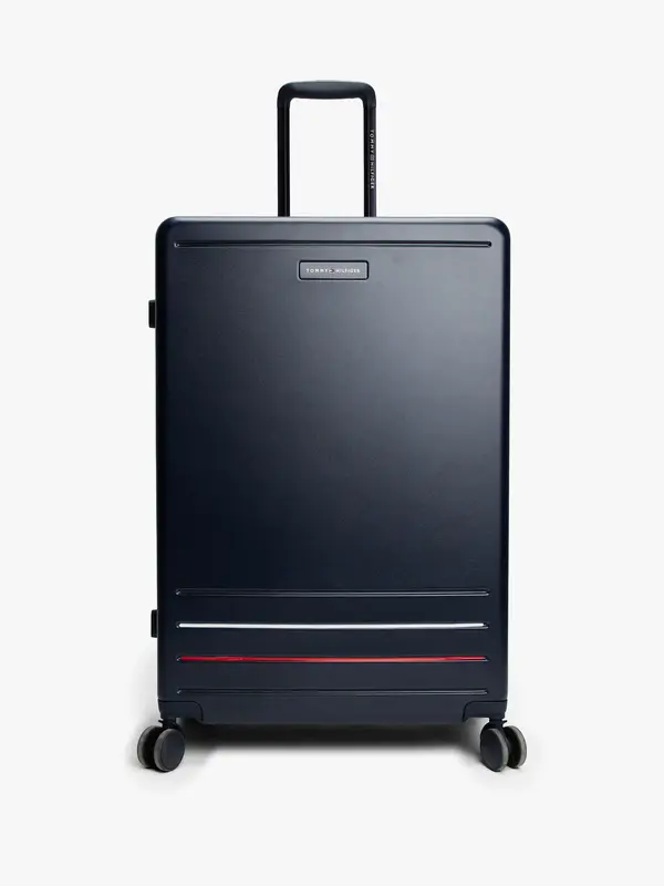 Tommy Hilfiger TH LARGE SUITCASE, DW6 Siyah Erkek Çanta