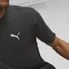 Puma RUN FAVORITE HEATHER TEE M Siyah Erkek T-Shirt & Polo