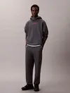 Calvin Klein HOODIE Gri Erkek Kapüşonlu Sweatshirt