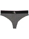 Calvin Klein THONG Siyah CK Logolu Tanga