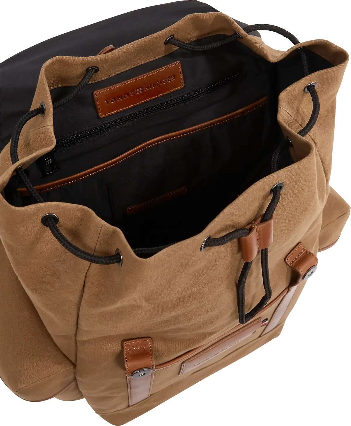 Tommy Hilfiger TH CASUAL PREP BACKP, GWF Kahverengi Erkek Çanta & Cüzdan