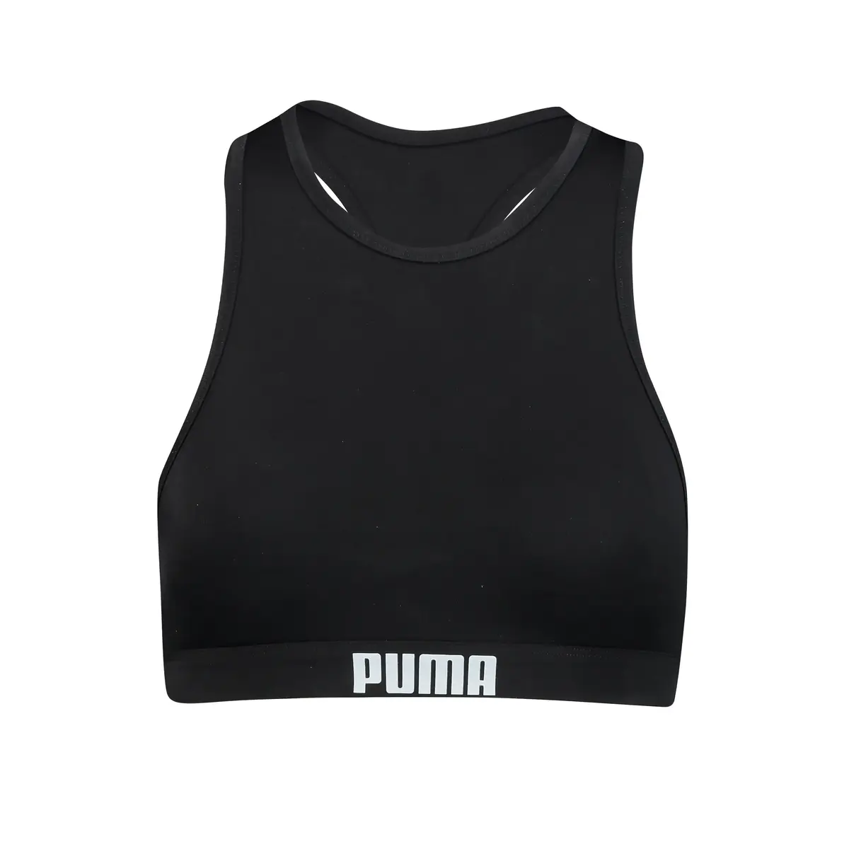 Puma Racerback Top Siyah Bikini Üstü