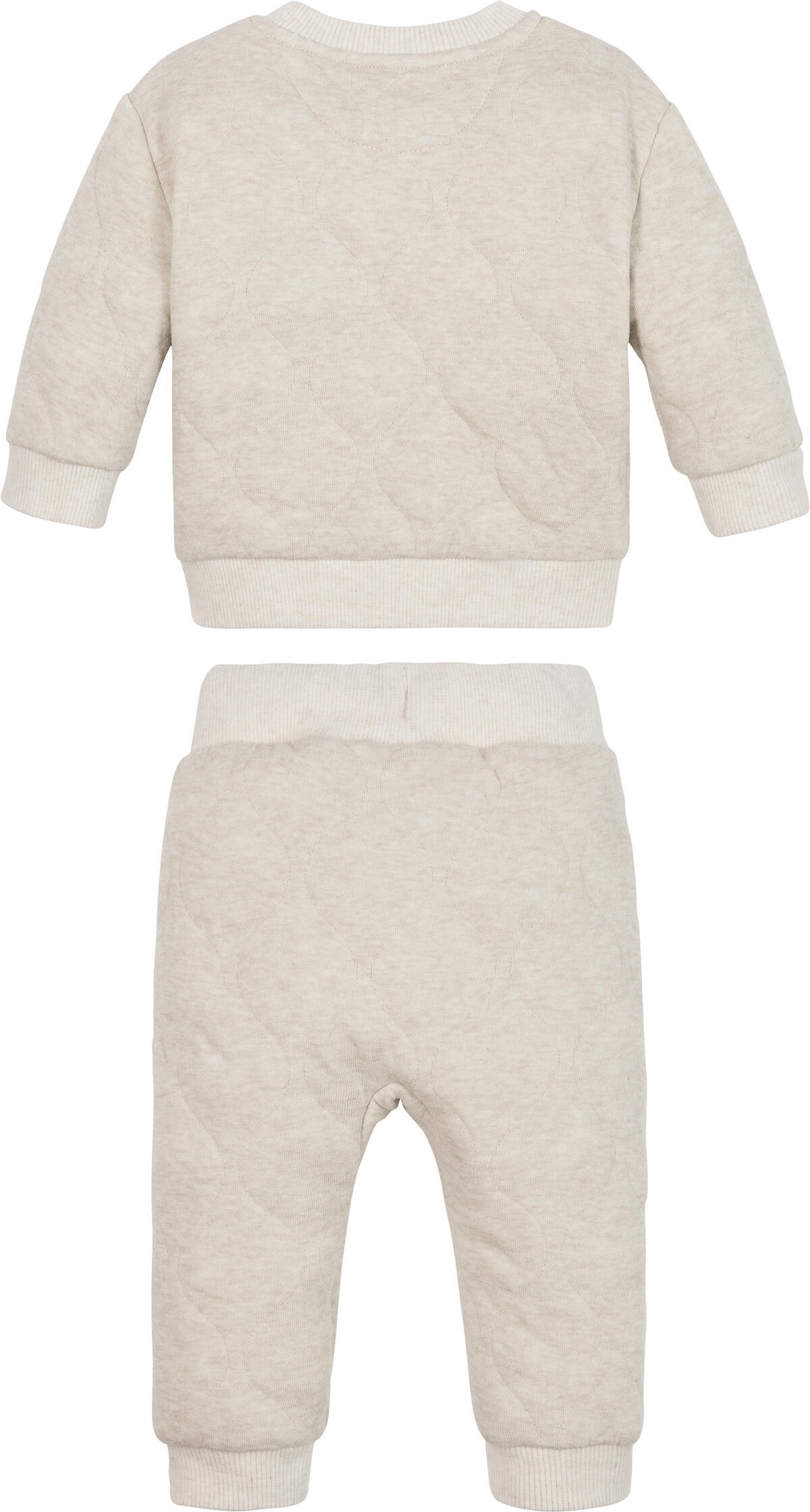 Calvin Klein SOFT QUILTED HWK SET Bebek Krem Eşofman Takımı