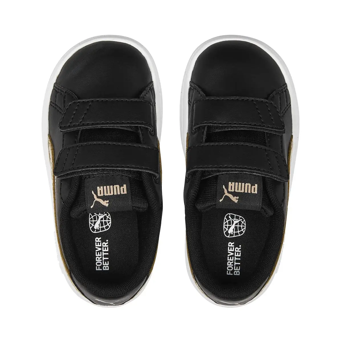 Puma Smash v2 Metallics V Inf Siyah Çocuk/Unisex Günlük Spor Ayakkabı