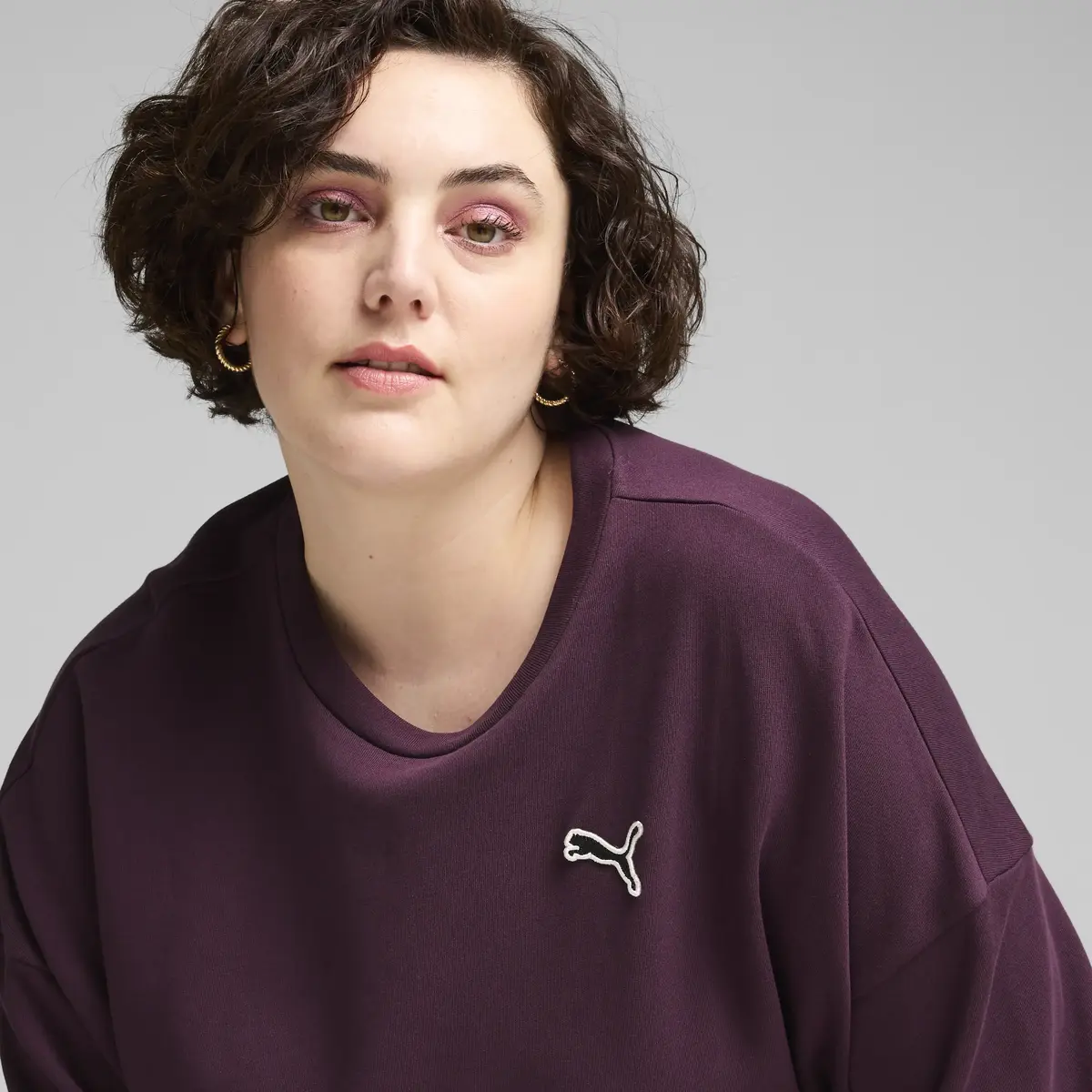 Puma BETTER ESSENTIALS Crew Bordo Kadın Sweatshirt