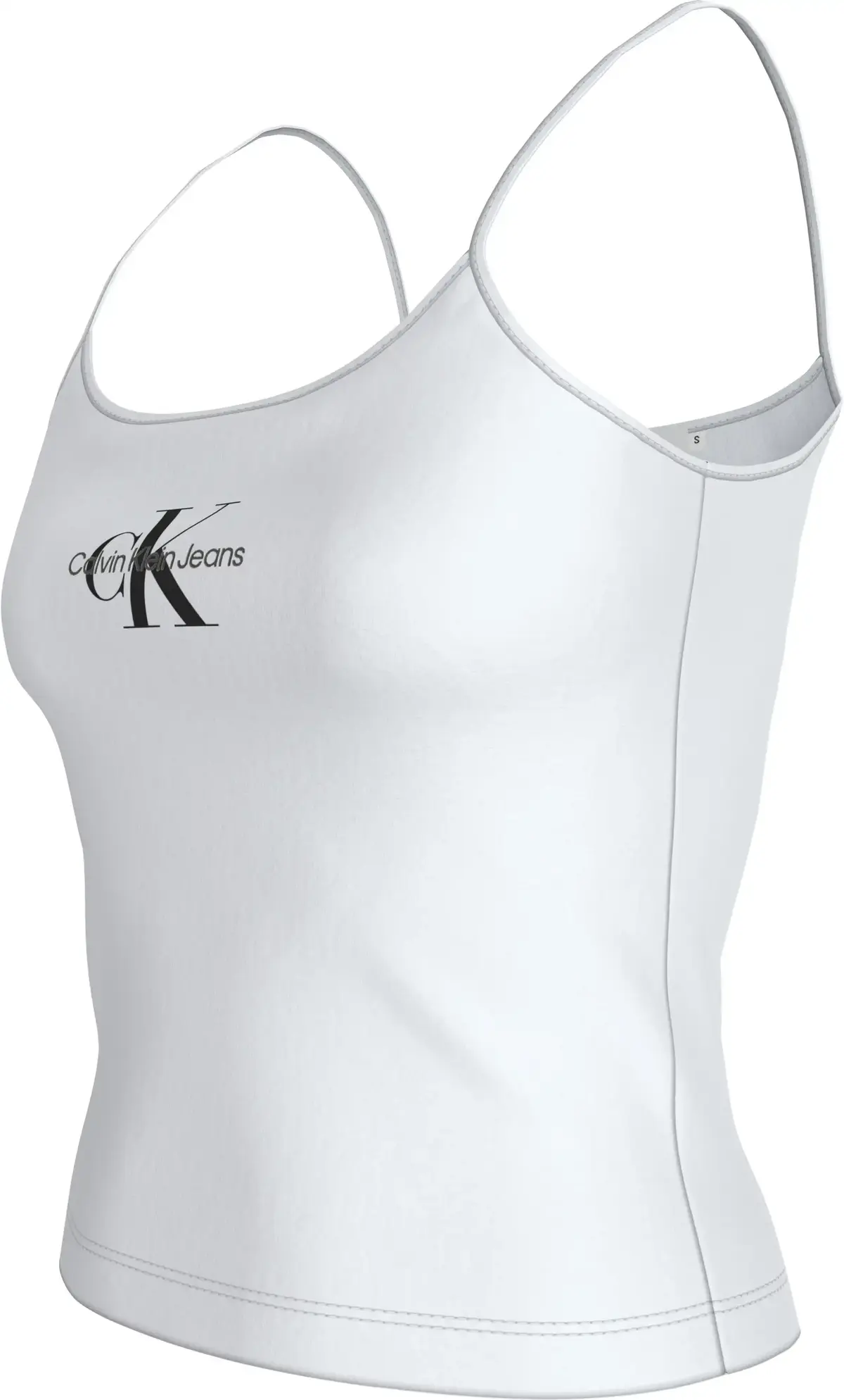 Calvin Klein MONOLOGO STRAPPY TAN, YAF Beyaz Kadın T-Shirt & Polo