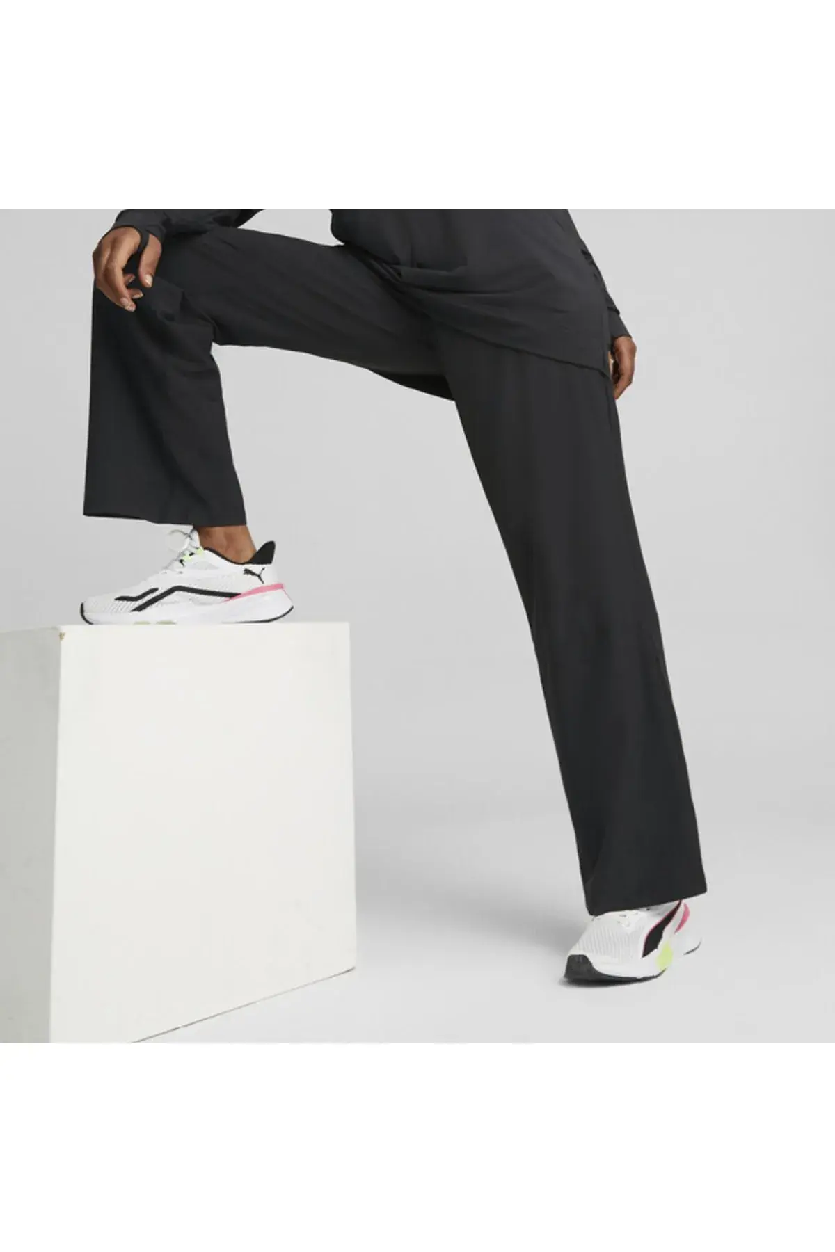 Puma Modest Activewear Wide Leg Pant Siyahk Kadın Spor Performans Eşofman Altı