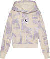 Calvin Klein BRUSH STROKE AOP HOO Kadın Bej Hoodie