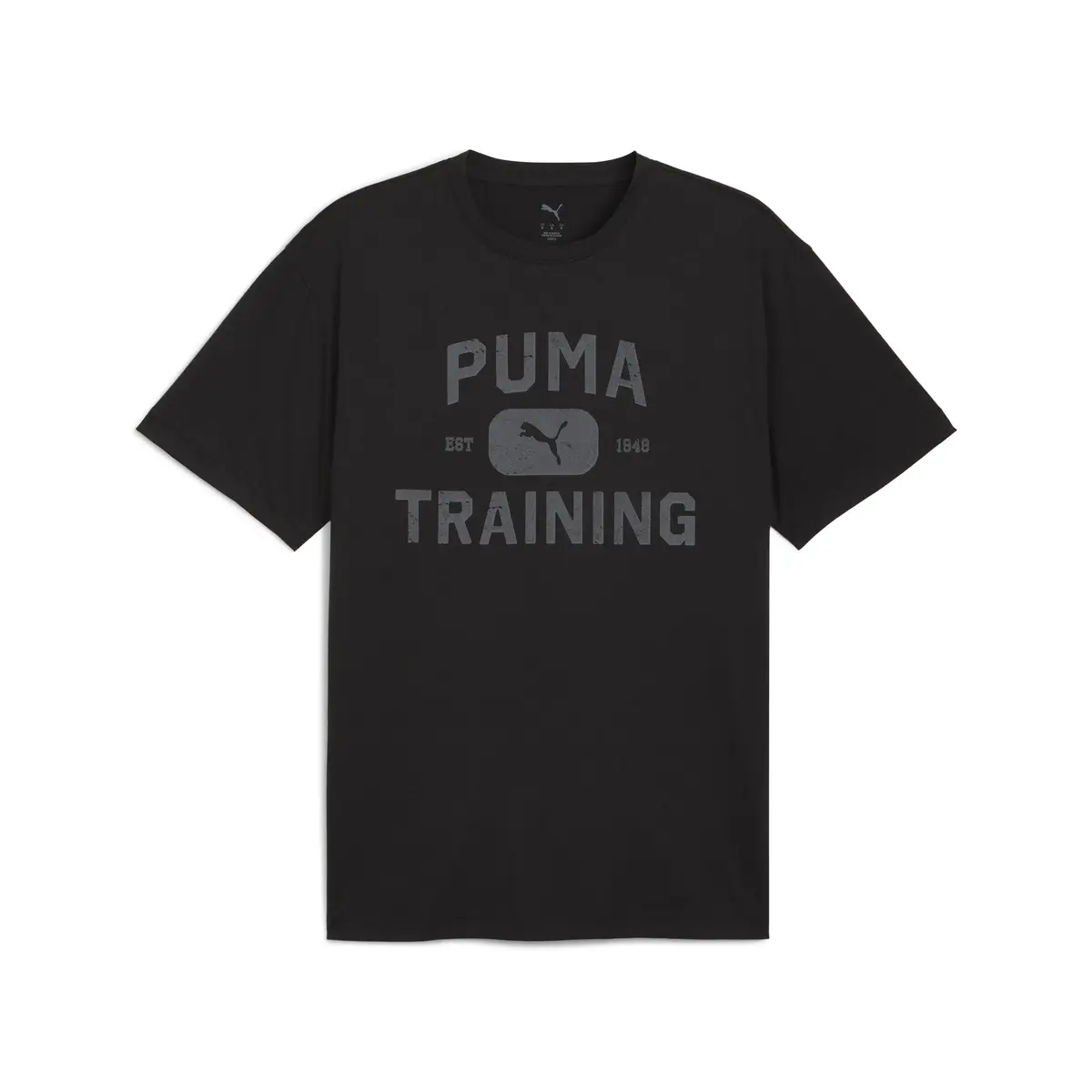 Puma M GRAPHICS TRAIN LOGO RLXD T Siyah Erkek T-Shirt