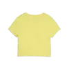 Puma WARDROBE ESS Baby Tee Sarı Kadın T-Shirt