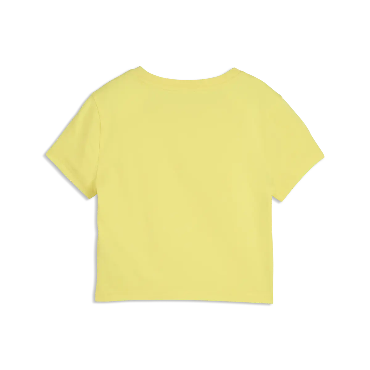 Puma WARDROBE ESS Baby Tee Sarı Kadın T-Shirt