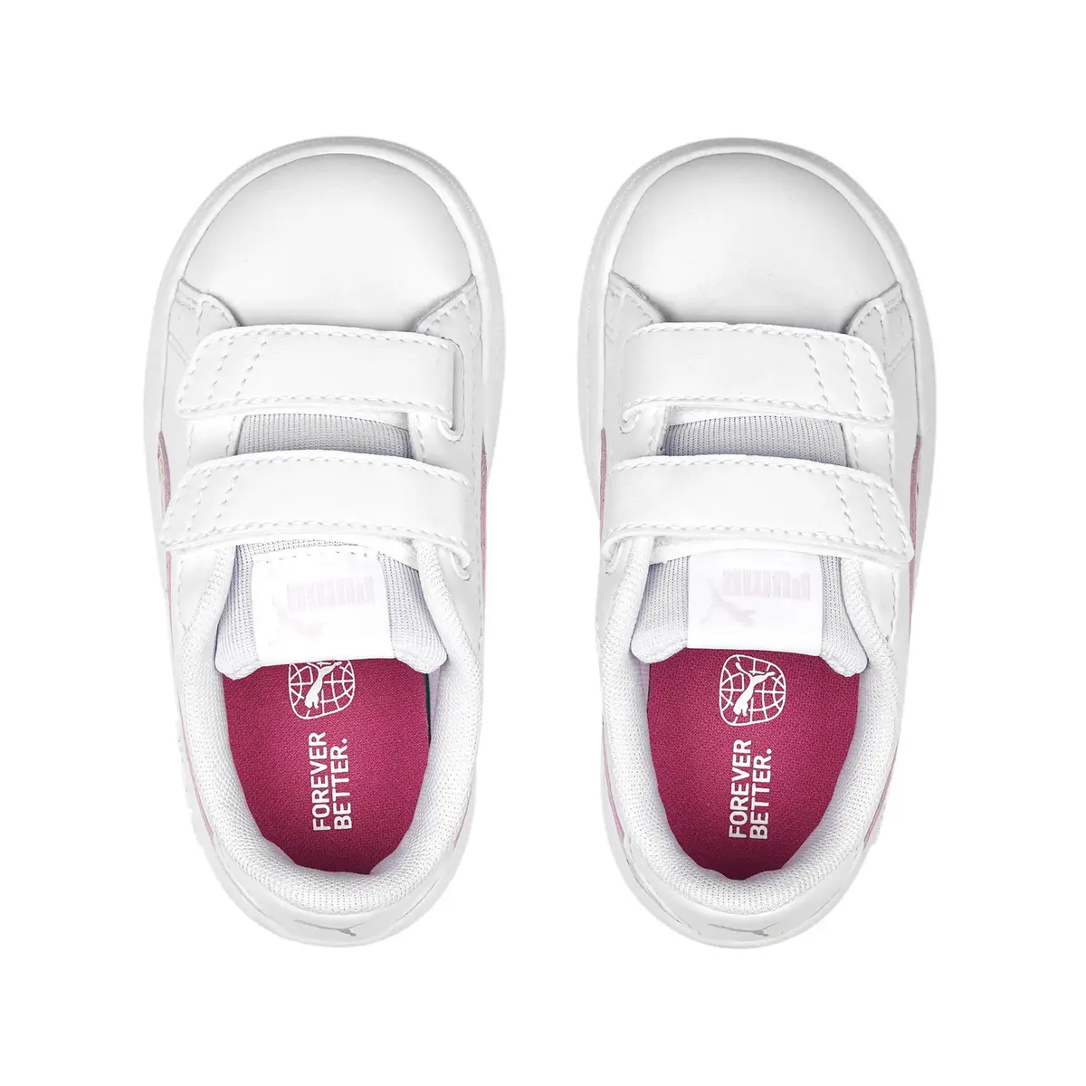 Puma Smash v2 Crush V Inf Beyaz Kız Çocuk Günlük Spor Ayakkabı