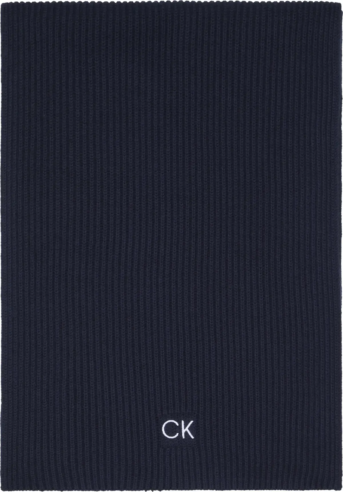 Calvin Klein CLASSIC COTTON RIB S Erkek Siyah Atkı