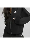 Puma Classics Oversized Full-Zip Siyah Kadın Fermuarlı Sweatshirt