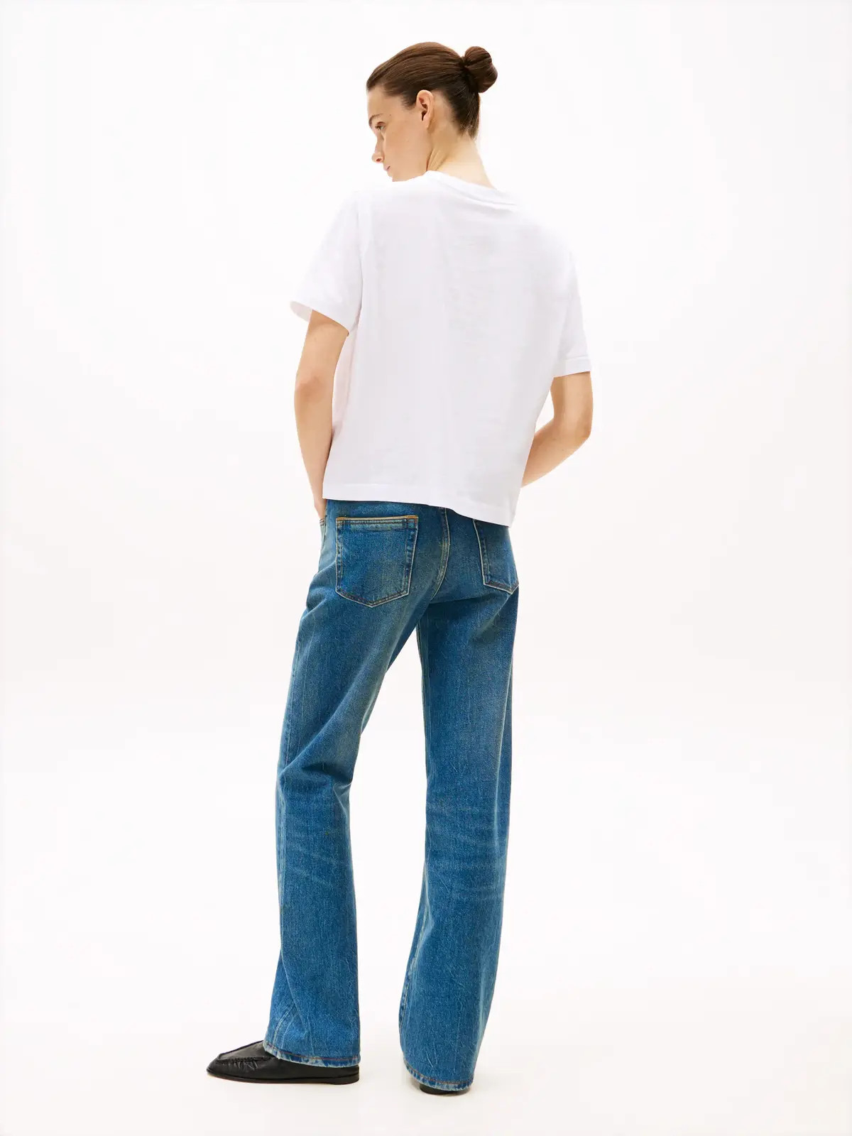 Tommy Hilfiger MODERN RELAXED C-NK Erkek Beyaz T-Shirt