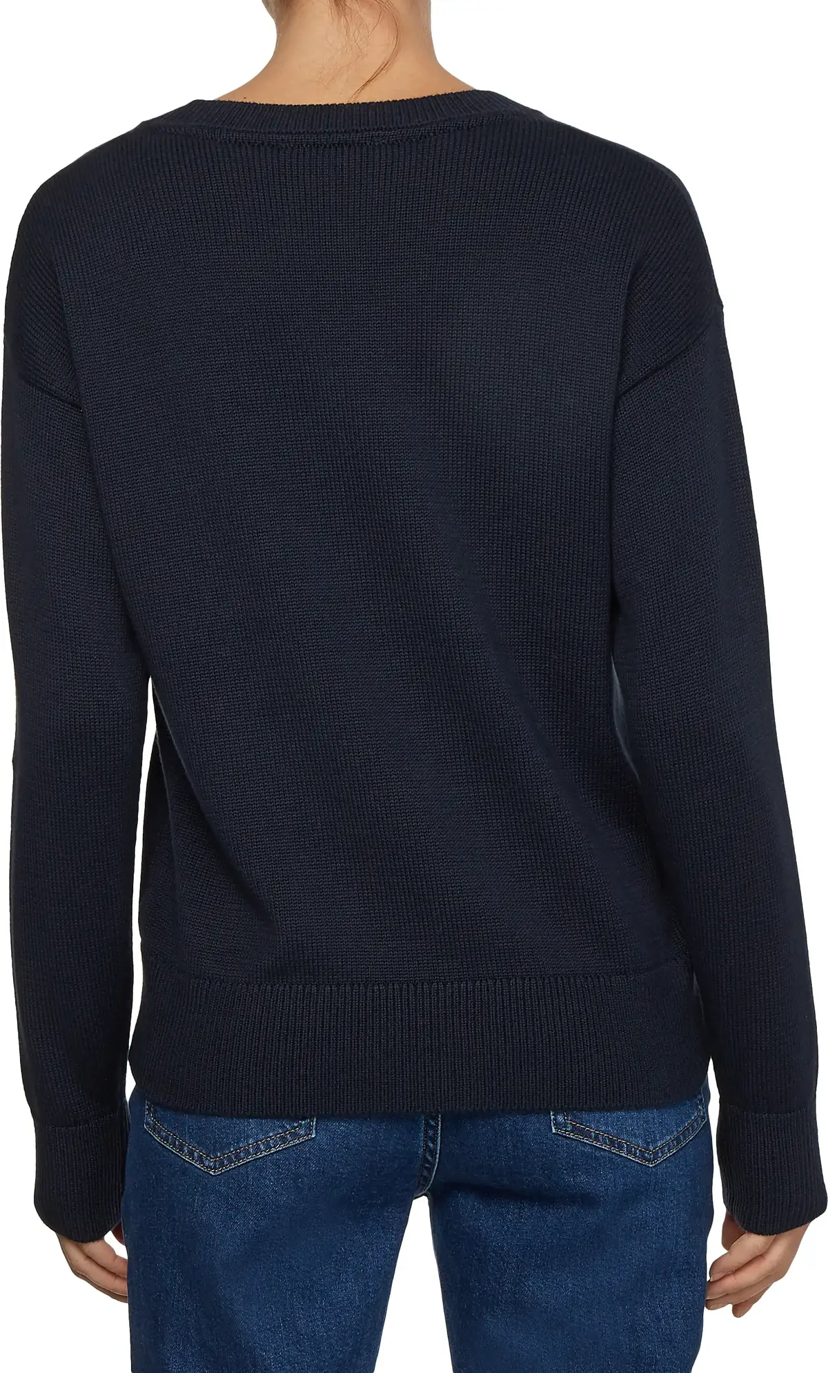 Tommy Hilfiger NEW YORK C-NK SWEATE Kadın Siyah Kazak