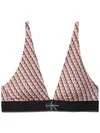 Calvin Klein LIGHTLY LINED TRIANG Pembe Kadın CK Logolu Sütyen