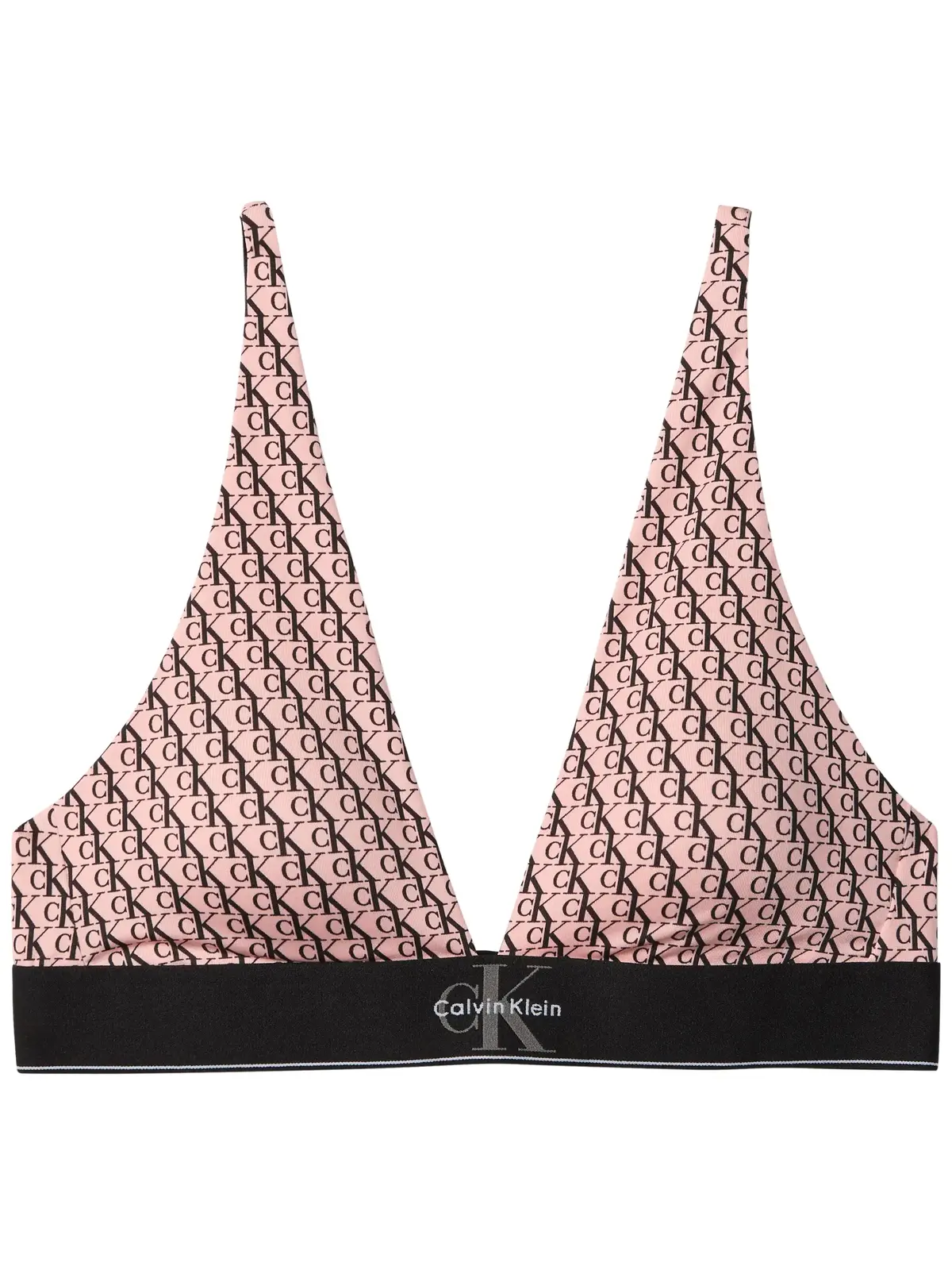 Calvin Klein LIGHTLY LINED TRIANG Pembe Kadın CK Logolu Sütyen