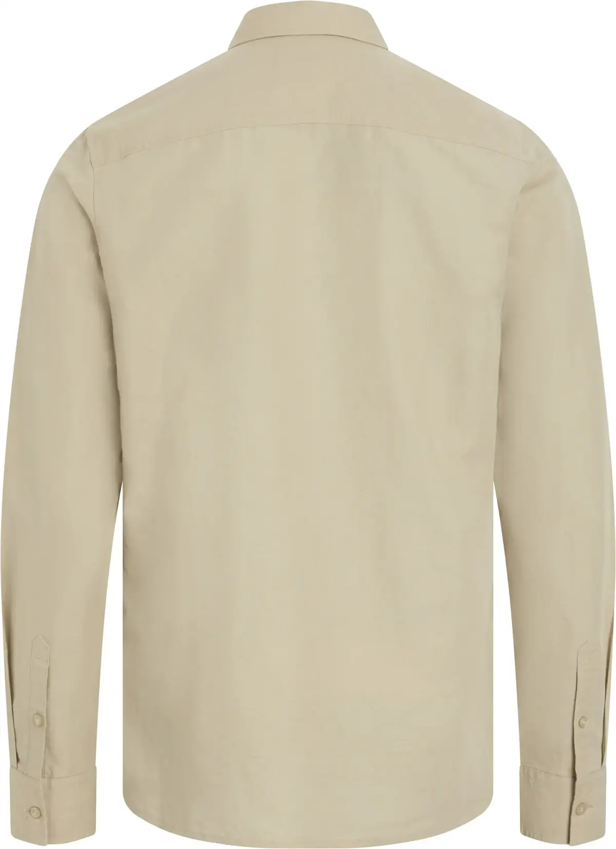 Calvin Klein LINEN COTTON SHIRT, PF0 Bej Erkek Gömlek