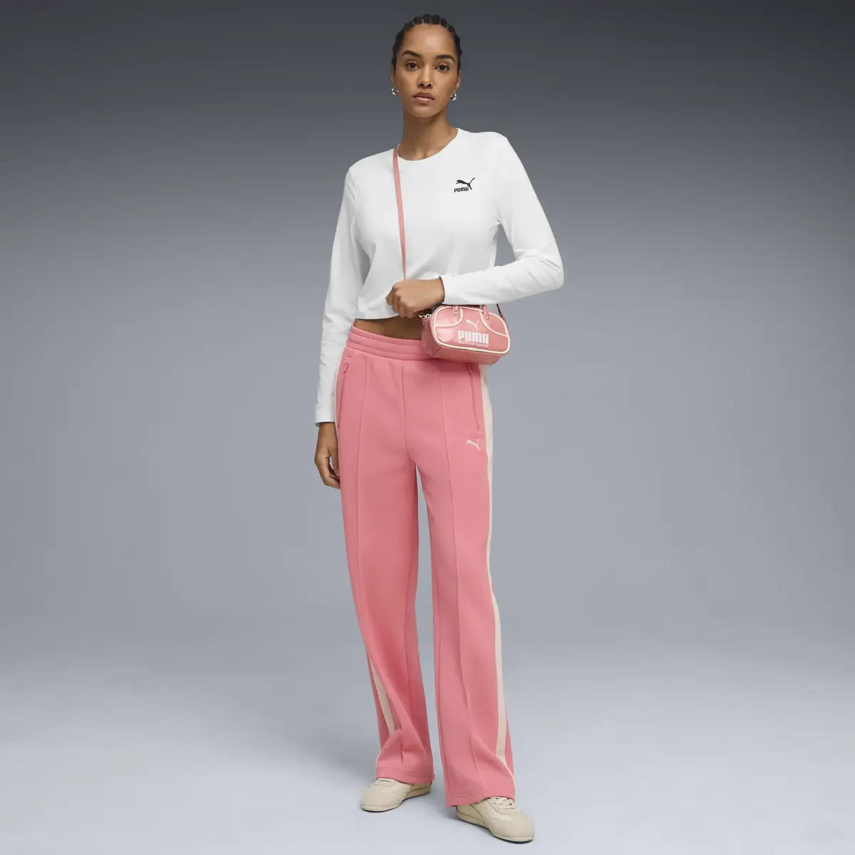 Puma T7 Pants Pembe Kadın Eşofman Alt
