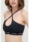 Calvin Klein HALTER BRALETTE, BEH Siyah Kadın Bikini Üstü