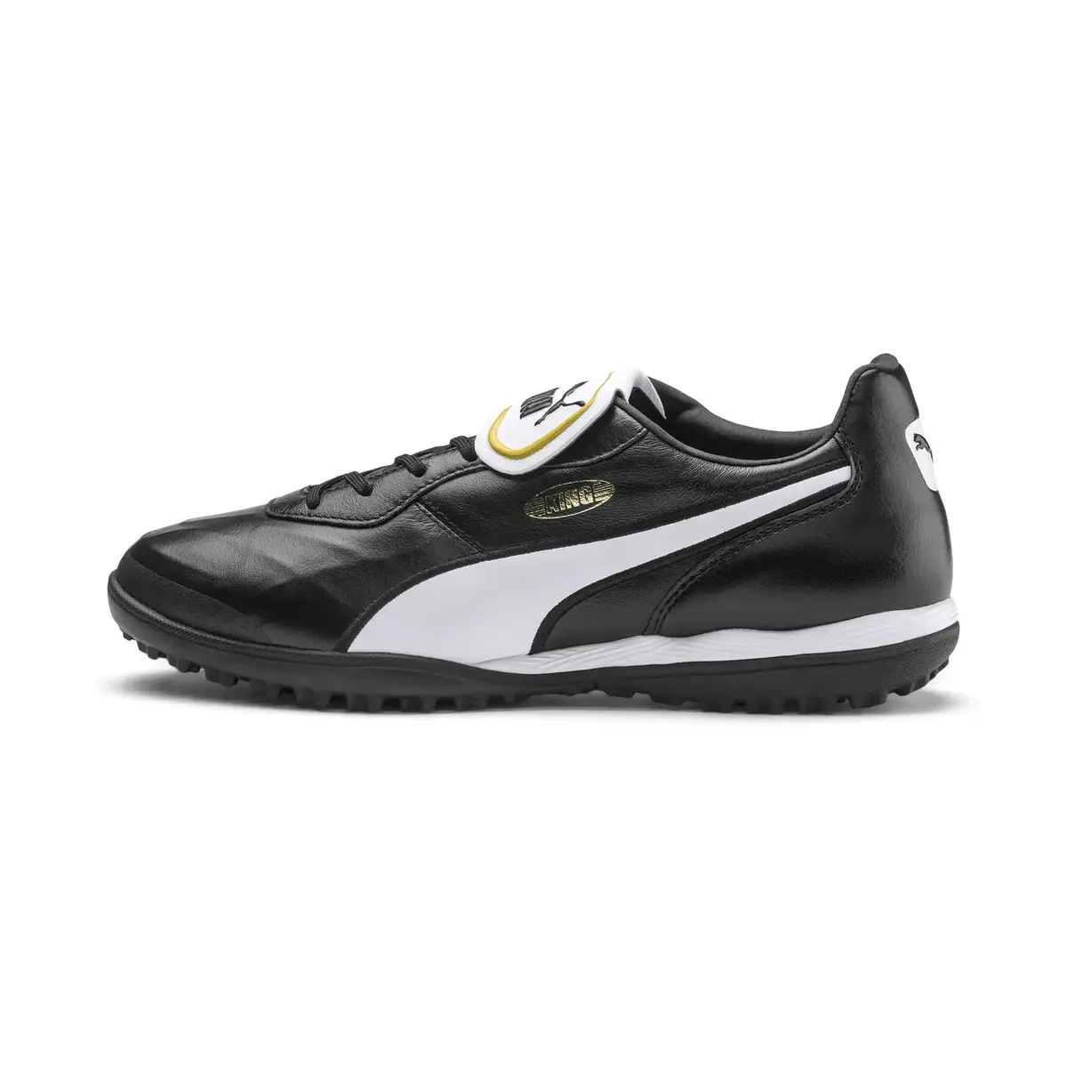 KING Top TT Puma Black-Puma White Erkek Halı Saha Ayakkabı