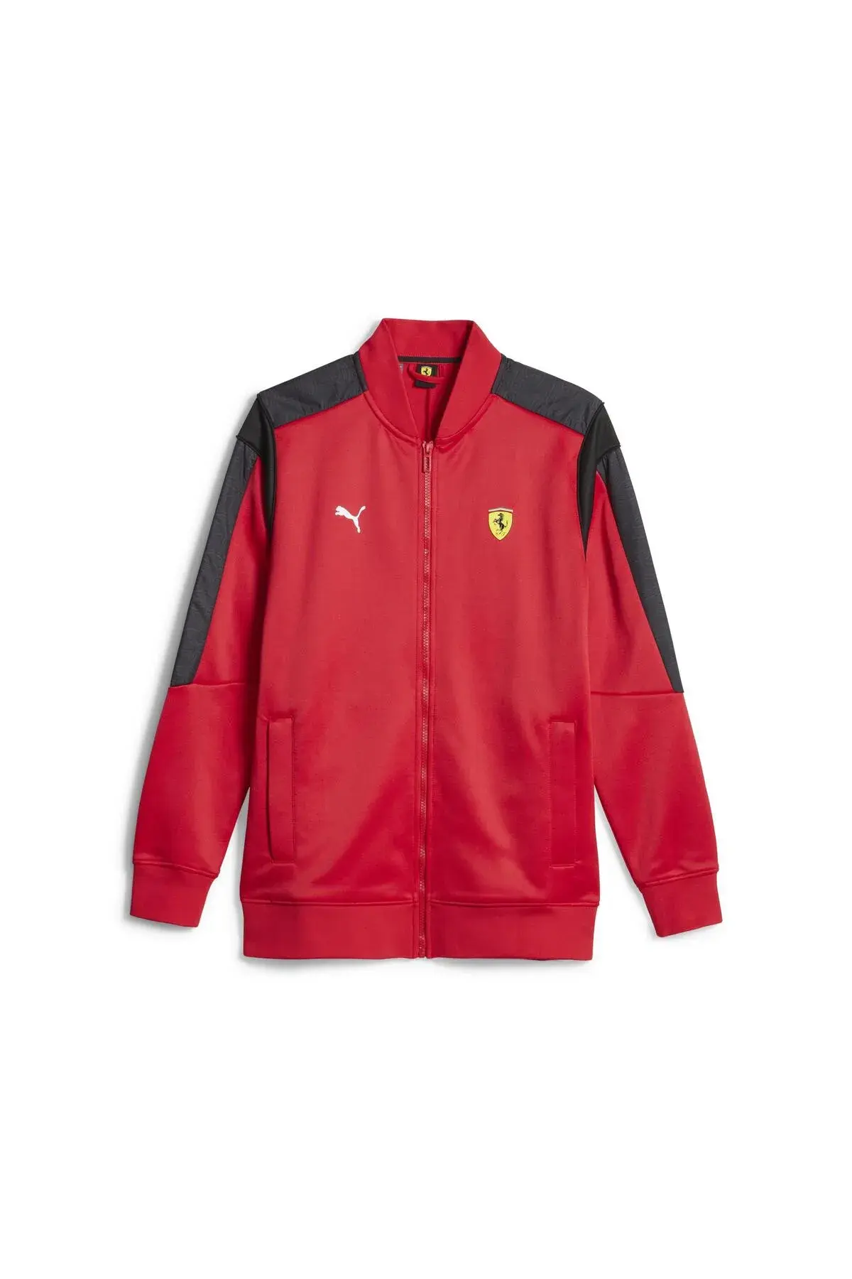 Puma Ferrari Race MT7 Track Jacket Kırmızı Erkek Fermuarlı Sweatshirt