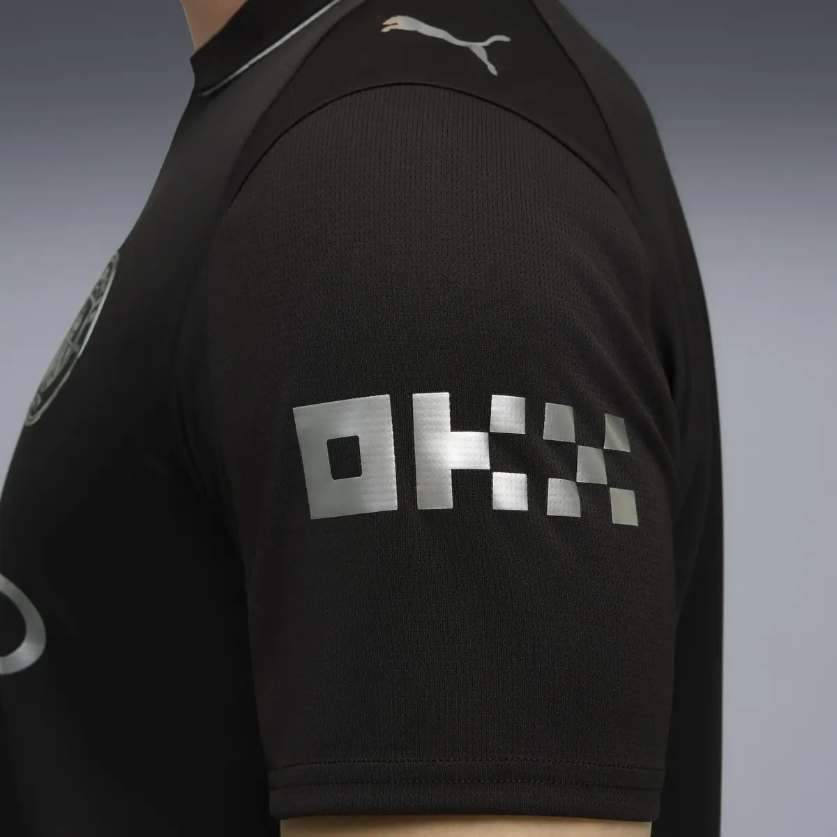 Puma MCFC Away Jersey Replica Siyah Erkek Forma