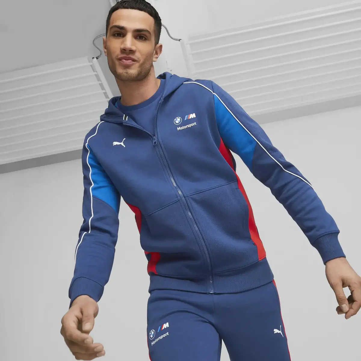 Puma BMW MMS Hdd Sweat Jkt Mavi Erkek/Unisex Sweat