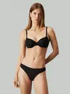 Calvin Klein LIGHTLY LINED DEMI, UB1 Siyah Kadın Sütyen
