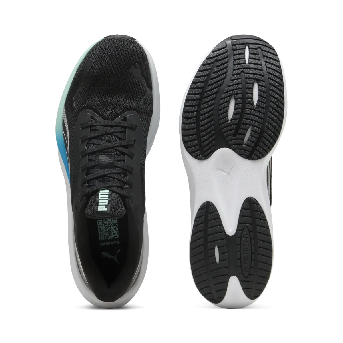 Puma Pounce Lite Siyah Erkek Yürüyüş ve Koşu Ayakkabısı