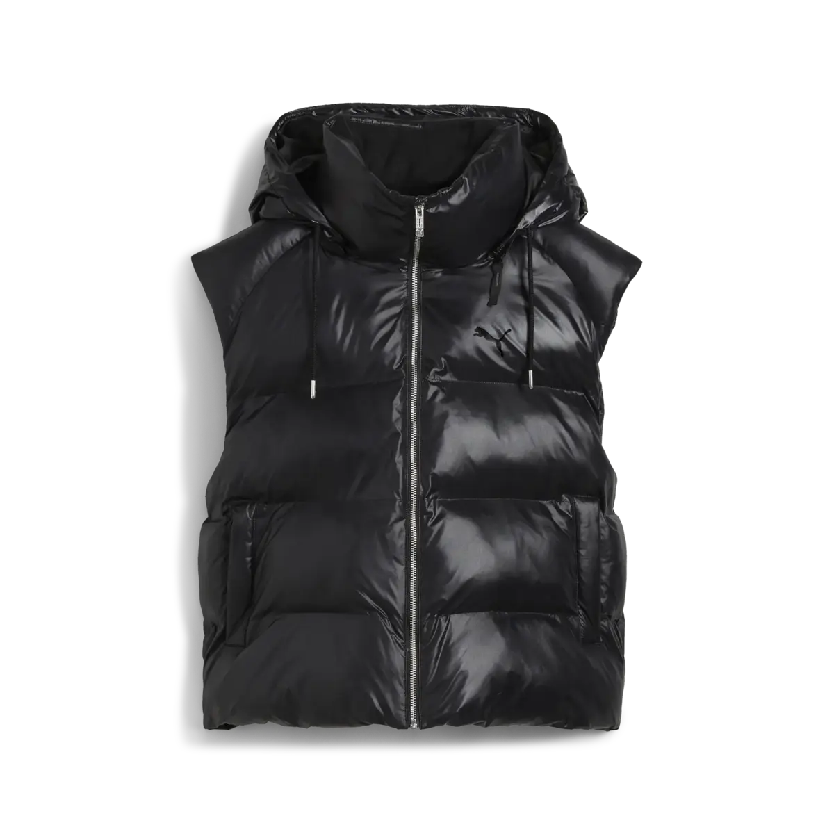 Puma Shiny Puffer Vest Siyah Kadın T-Shirt & Polo