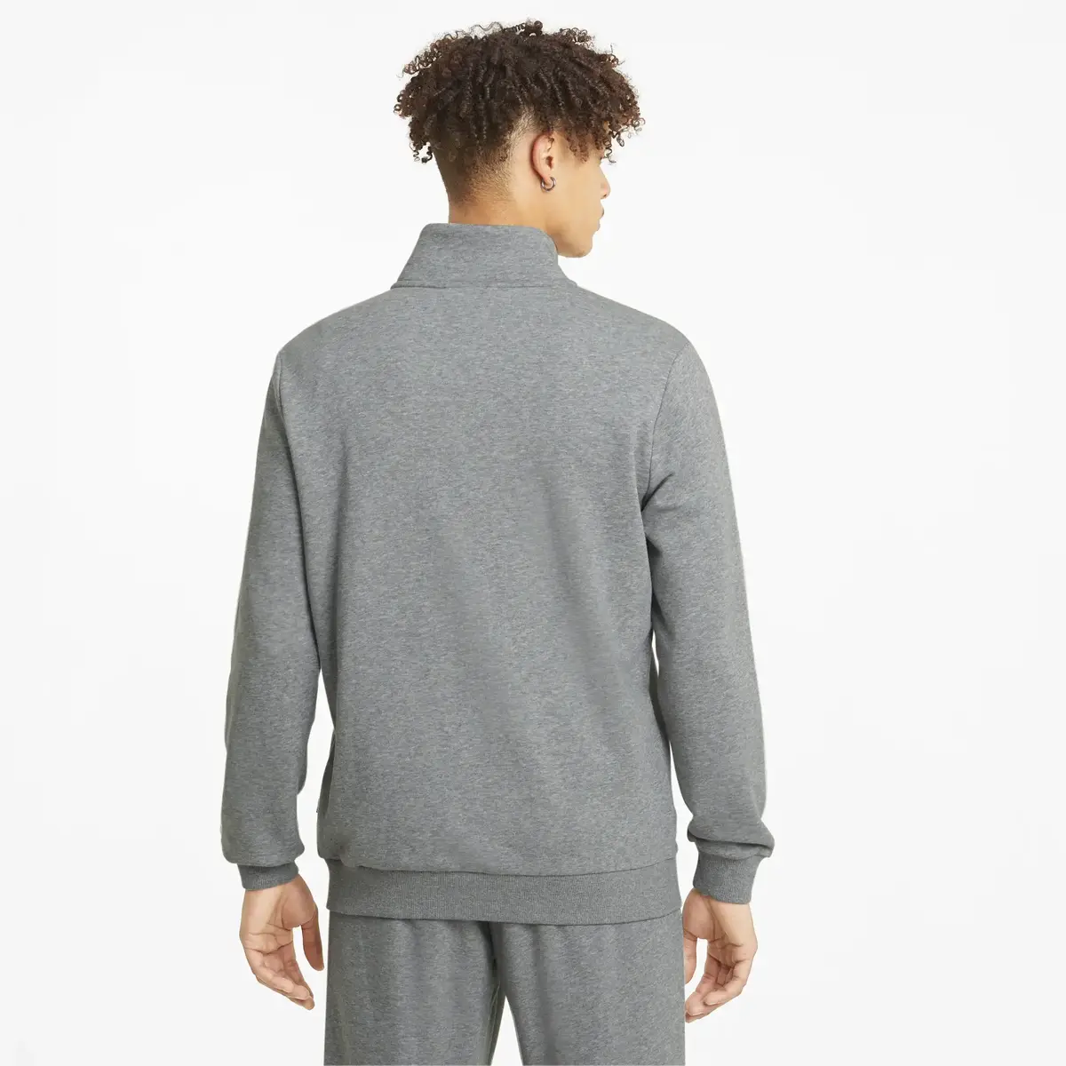 Puma ESS Track Jacket TR Gri Erkek Sweatshirt