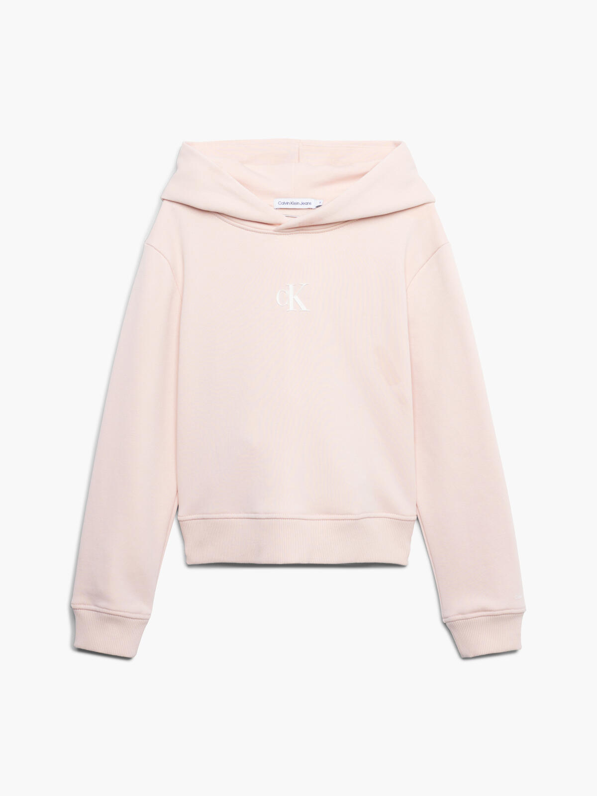 Calvin Klein CK LOGO BOXY HOODIE Kadın Pembe Hoodie