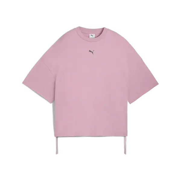Puma DARE TO Oversized Ruched Tee Pembe Kadın T-Shirt