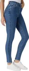 Calvin Klein HIGH RISE SKINNY Kadın Mavi Kot Pantolon